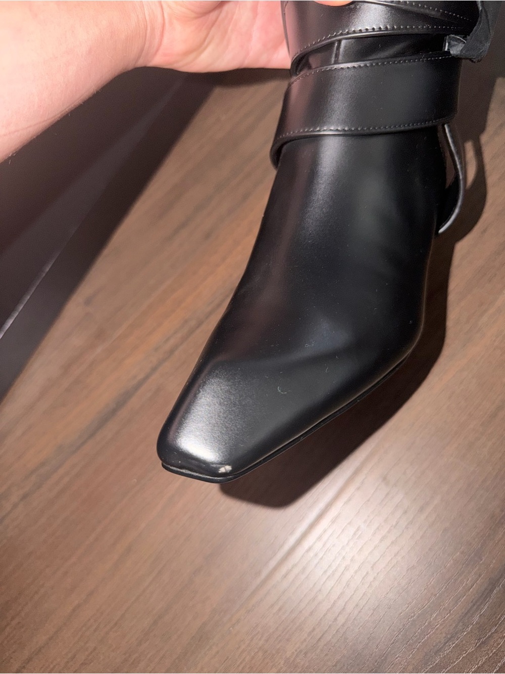 NIB! Luar Keyla Boot in Smooth Black Leather in size 37 - Picture 8 of 11